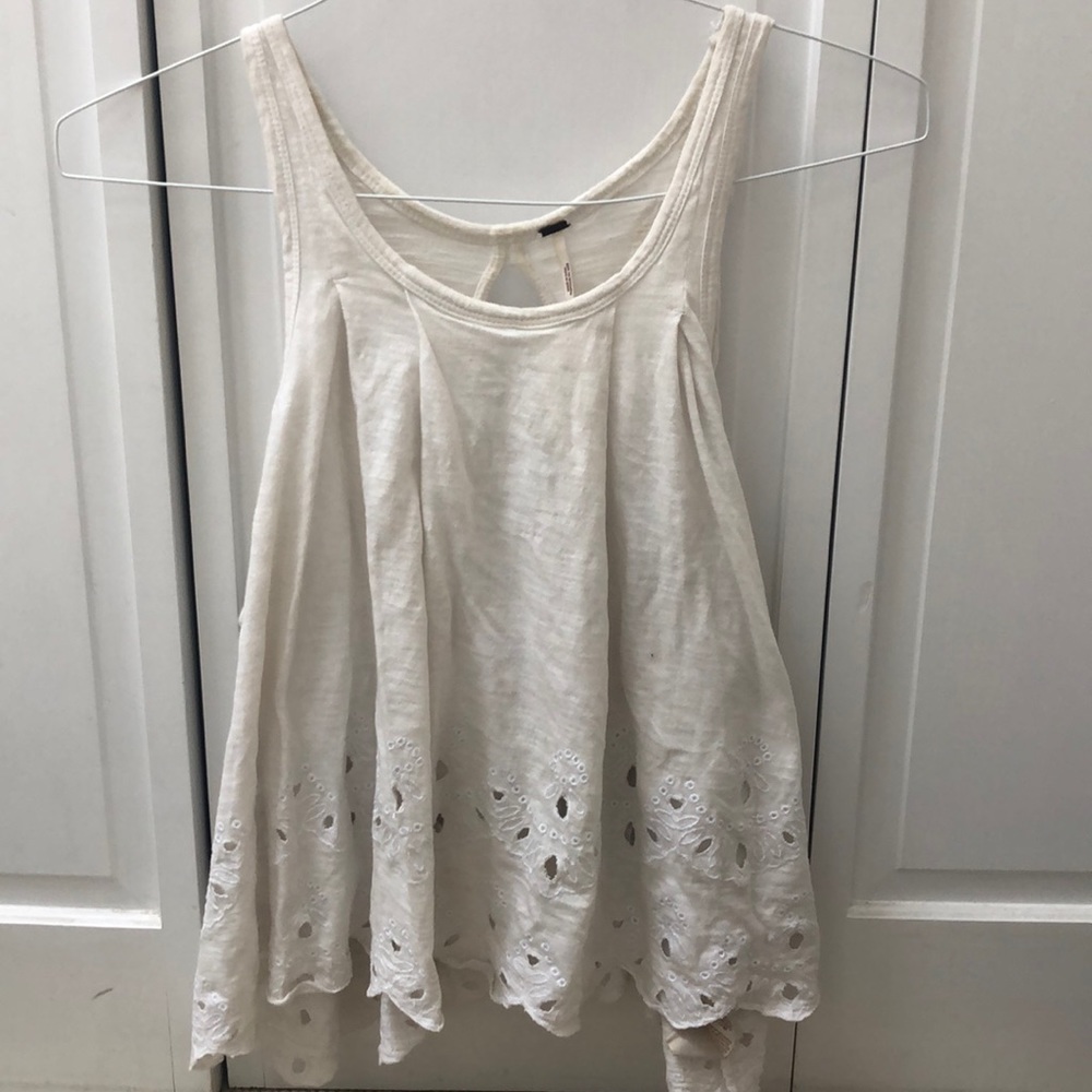 White Free People Tank